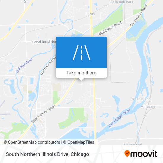 South Northern Illinois Drive map