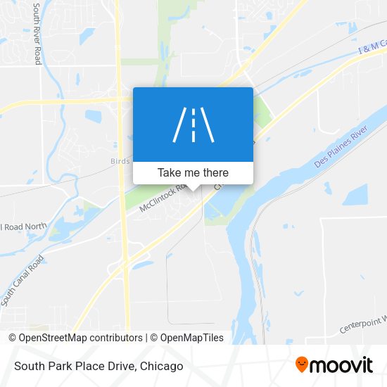 South Park Place Drive map