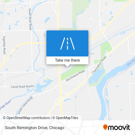 South Remington Drive map