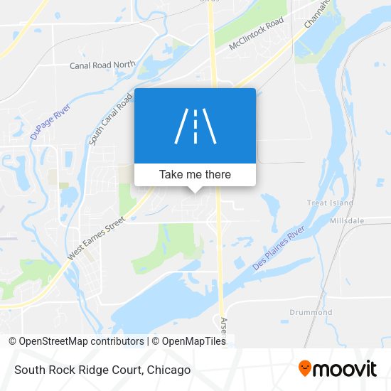 Mapa de South Rock Ridge Court