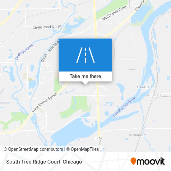 Mapa de South Tree Ridge Court