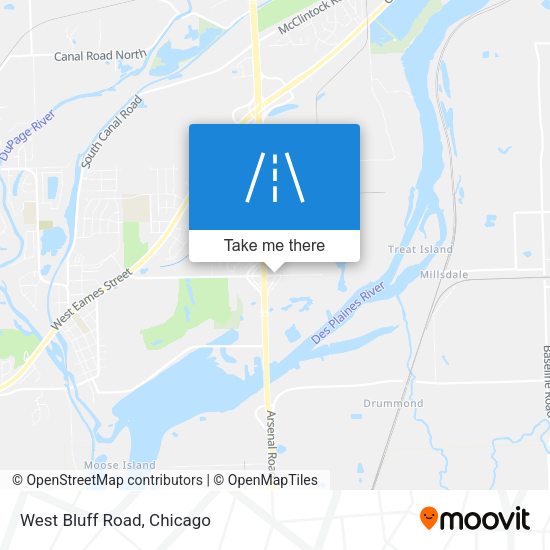 Mapa de West Bluff Road