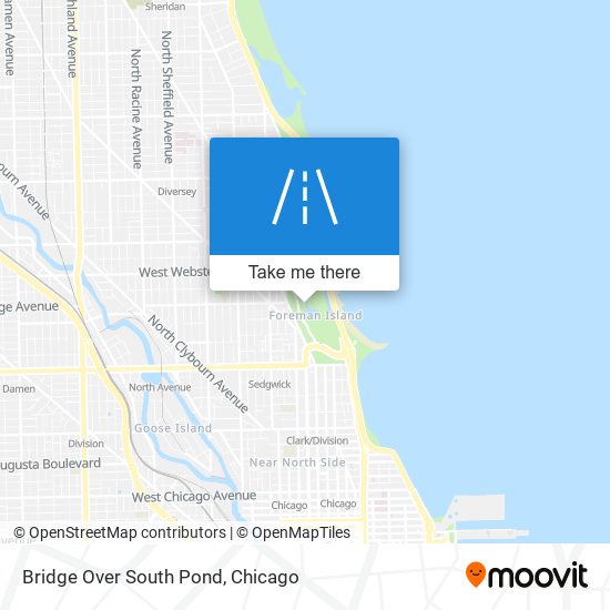 Bridge Over South Pond map