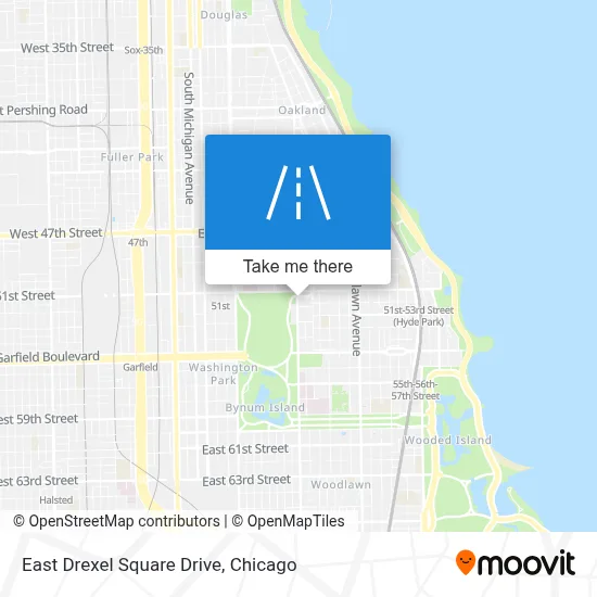 East Drexel Square Drive map