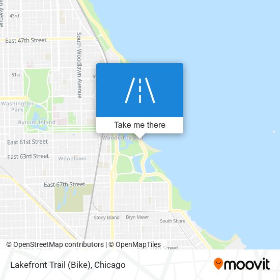 Lakefront Trail (Bike) map