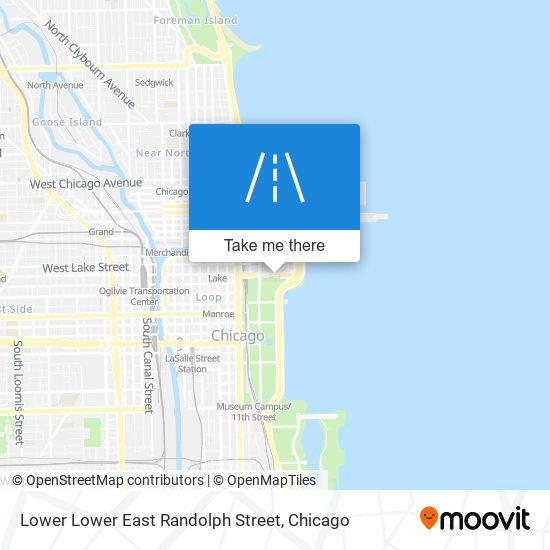 Lower Lower East Randolph Street map