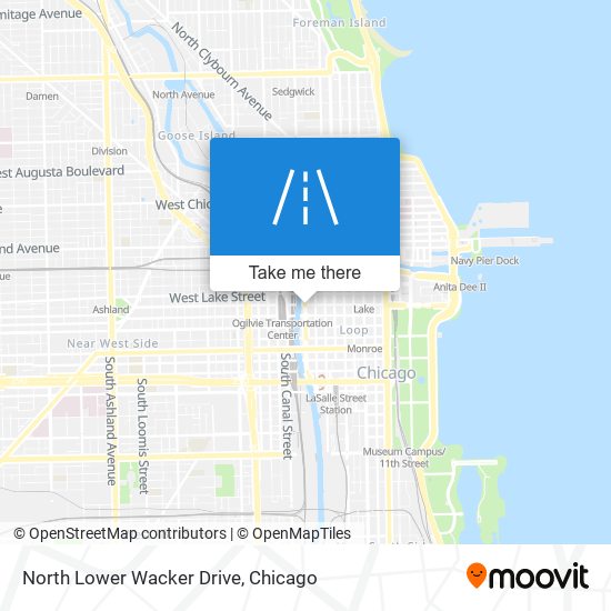 Mapa de North Lower Wacker Drive