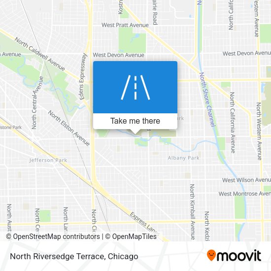 Mapa de North Riversedge Terrace