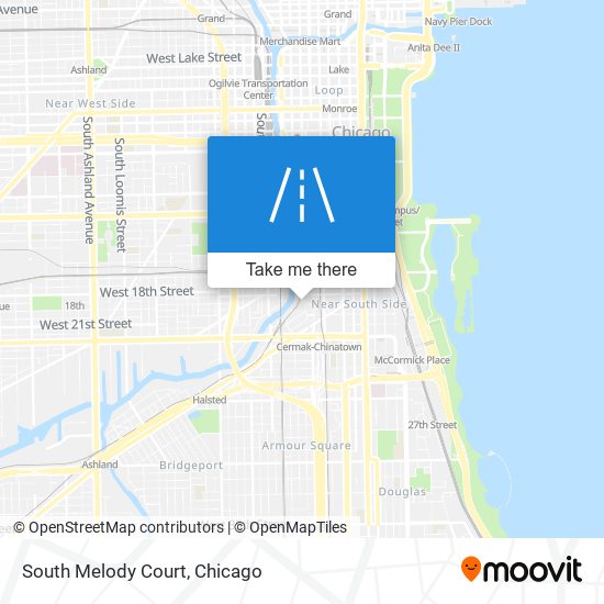 South Melody Court map