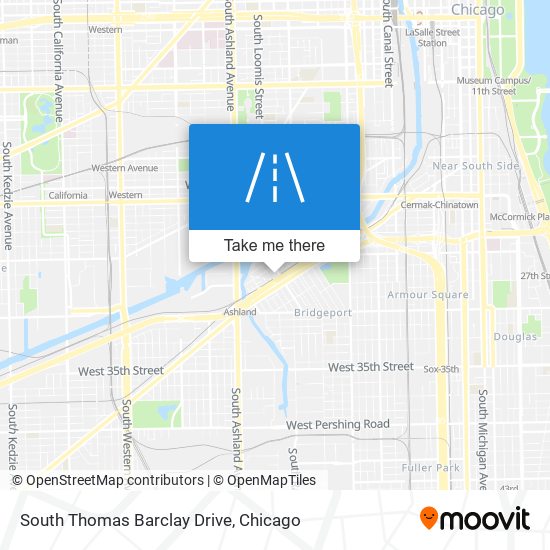 South Thomas Barclay Drive map