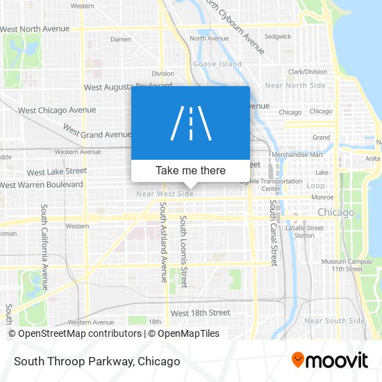 Mapa de South Throop Parkway