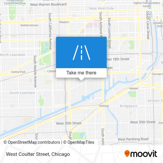 West Coulter Street map