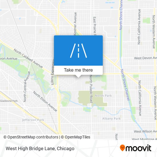 West High Bridge Lane map