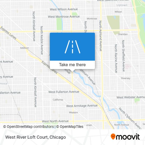 West River Loft Court map