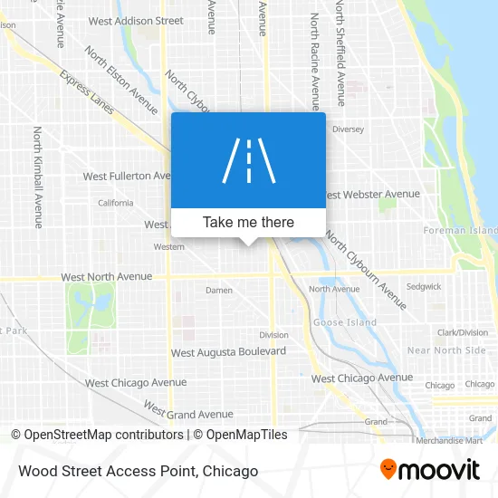 Wood Street Access Point map