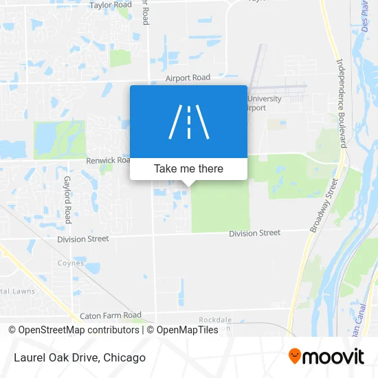 Laurel Oak Drive map