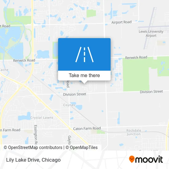 Lily Lake Drive map