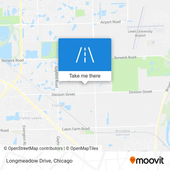 Longmeadow Drive map