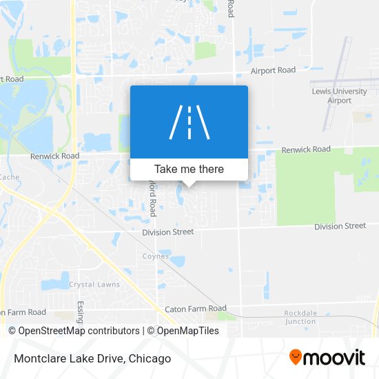 Montclare Lake Drive map