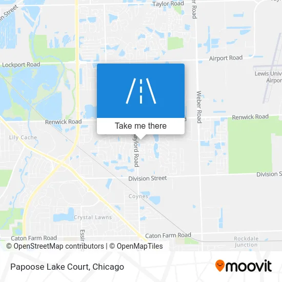 Papoose Lake Court map