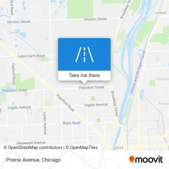 Prairie Avenue map