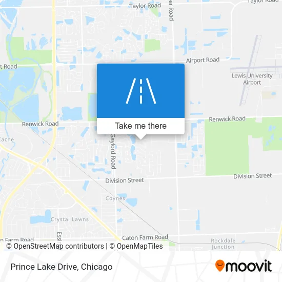 Prince Lake Drive map