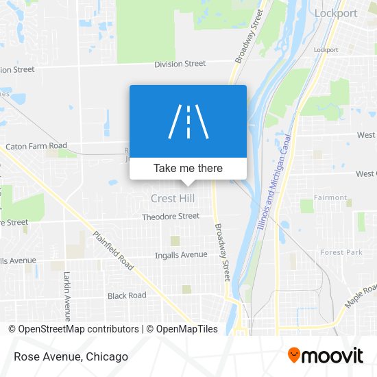 Mapa de Rose Avenue