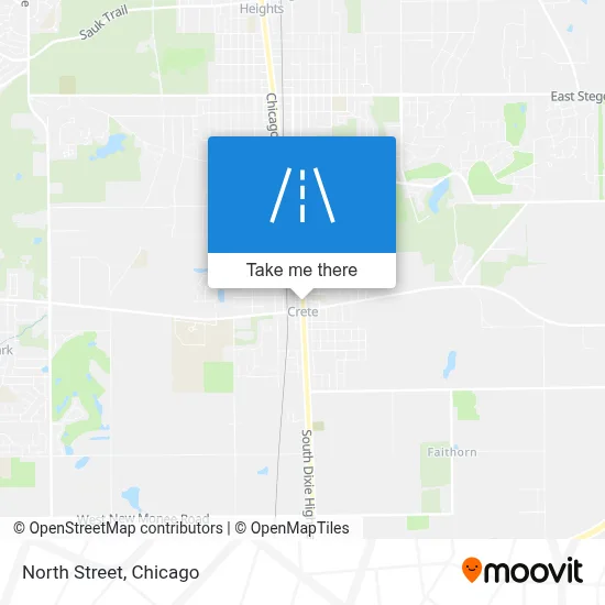North Street map
