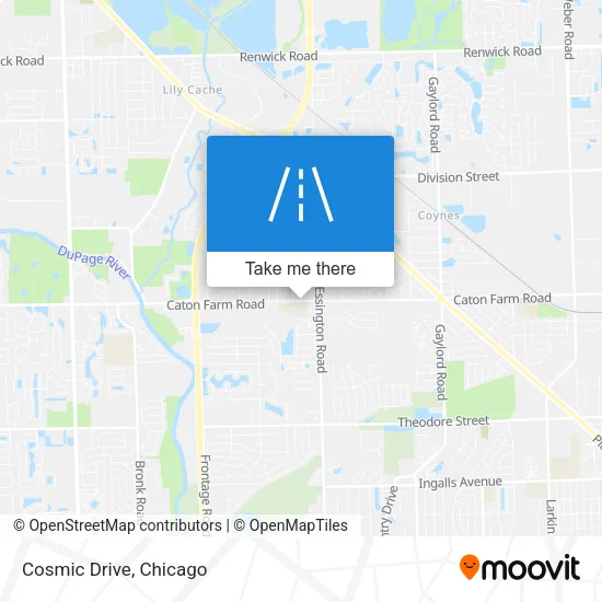 Cosmic Drive map