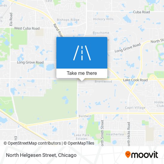 North Helgesen Street map