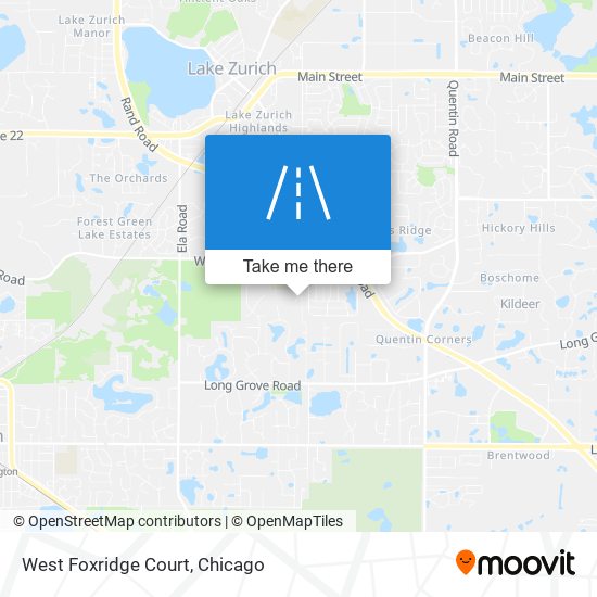 West Foxridge Court map