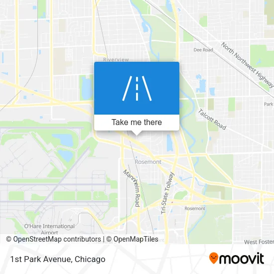 1st Park Avenue map