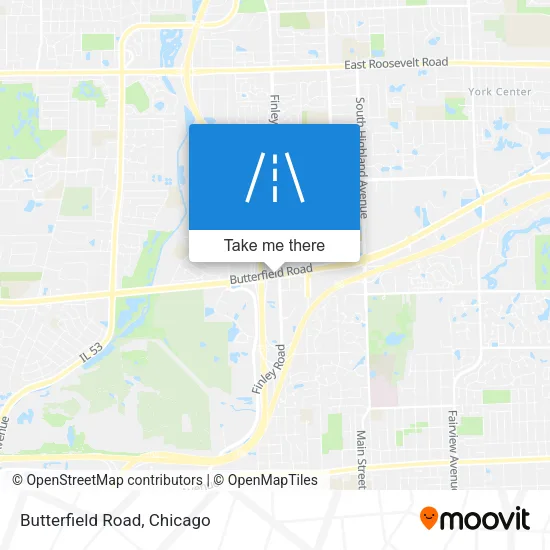 Butterfield Road map