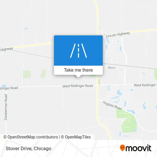 Stover Drive map