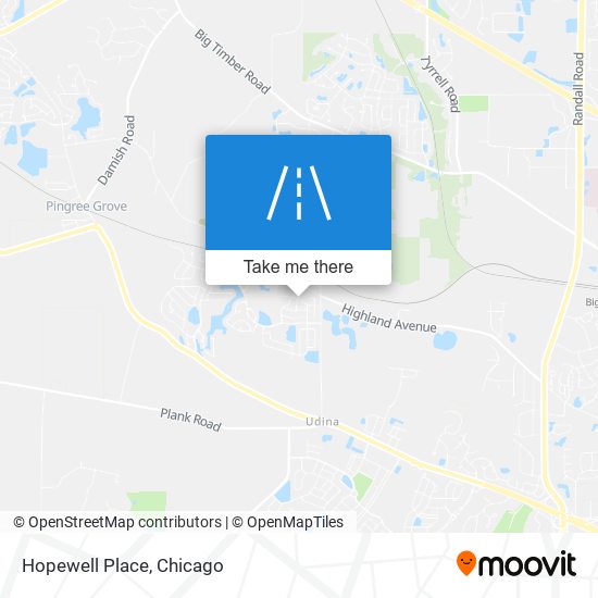 Mapa de Hopewell Place