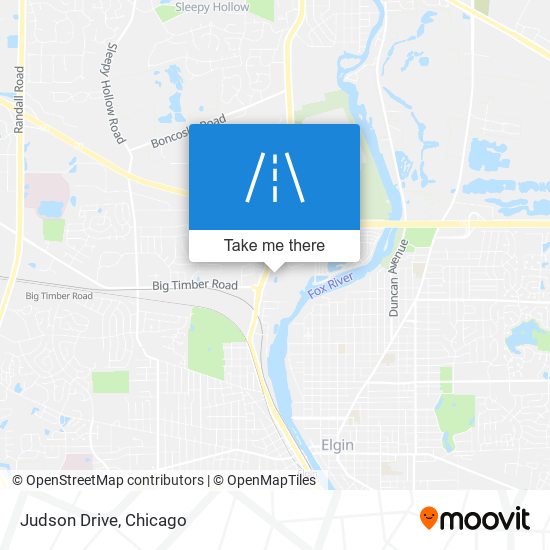 Judson Drive map