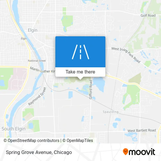 Spring Grove Avenue map