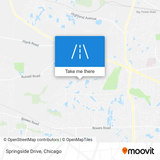 Springside Drive map