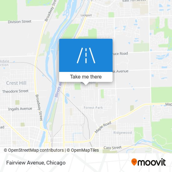 Mapa de Fairview Avenue