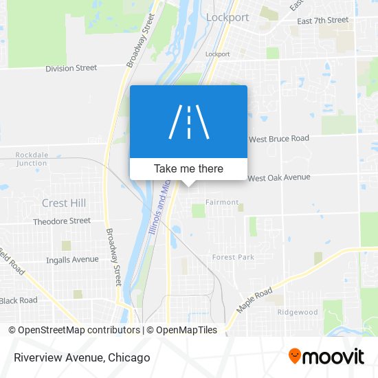 Riverview Avenue map