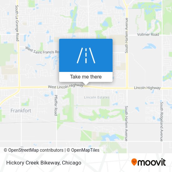 Hickory Creek Bikeway map