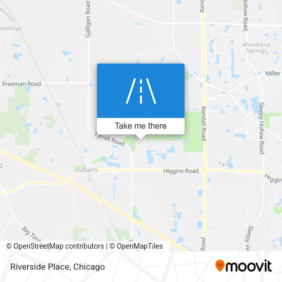 Mapa de Riverside Place