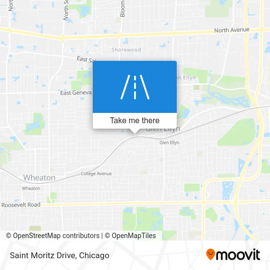 Saint Moritz Drive map