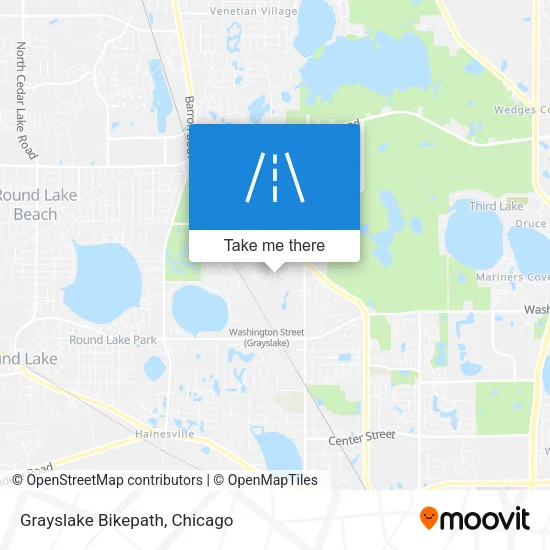 Grayslake Bikepath map