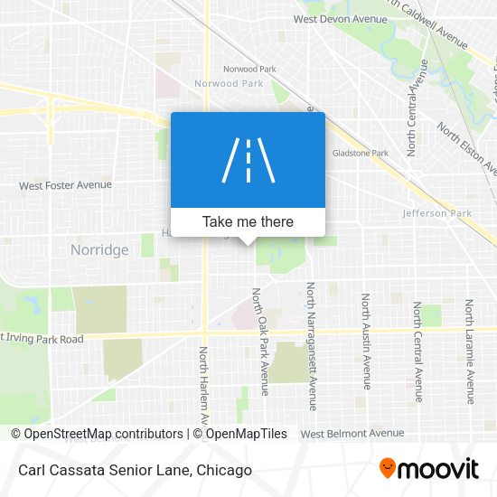 Carl Cassata Senior Lane map