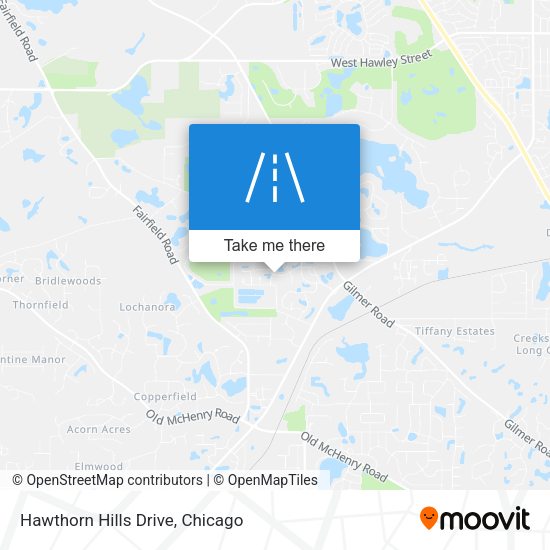 Hawthorn Hills Drive map