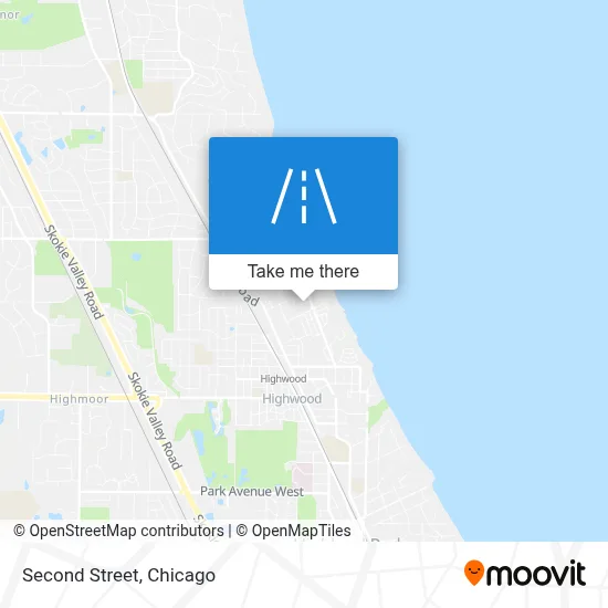 Second Street map