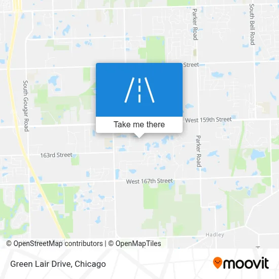 Green Lair Drive map