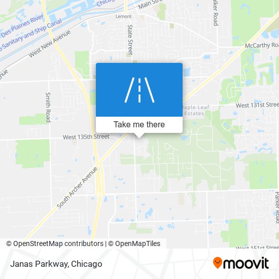 Janas Parkway map