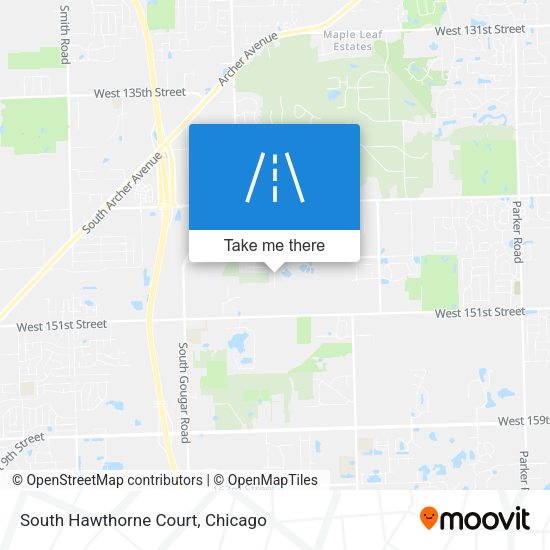 South Hawthorne Court map